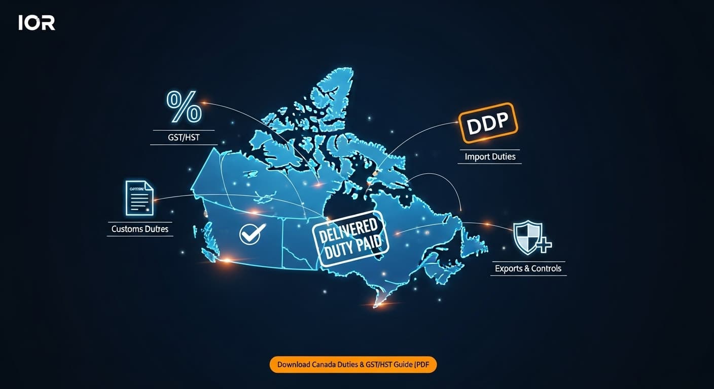 Duties, GST, HST, and DDP in