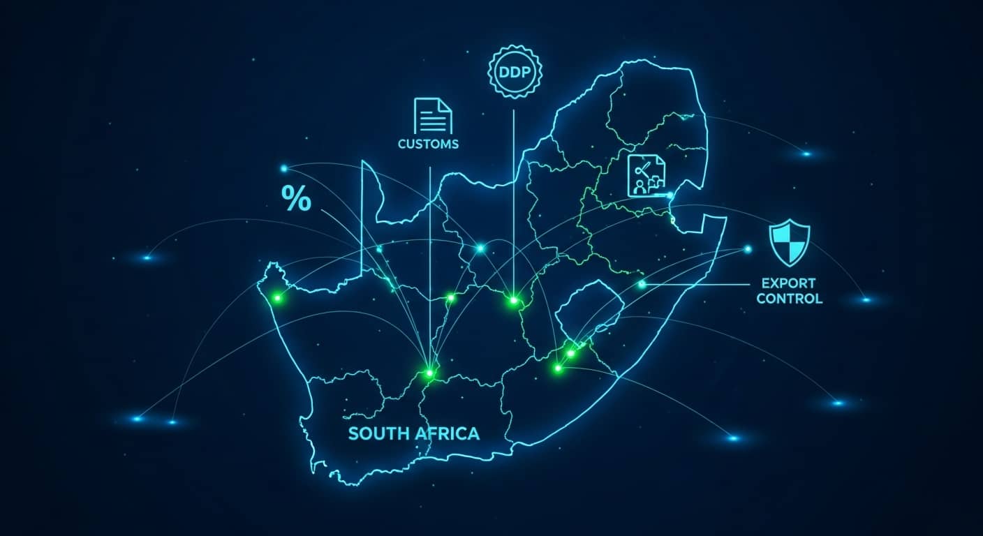 Duties, GST, HST, and DDP in South Africa